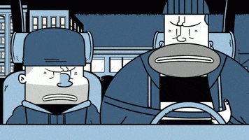 bank robbery animation GIF by Channel Frederator