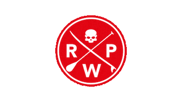 Skull Surf Sticker by RedwoodPaddle