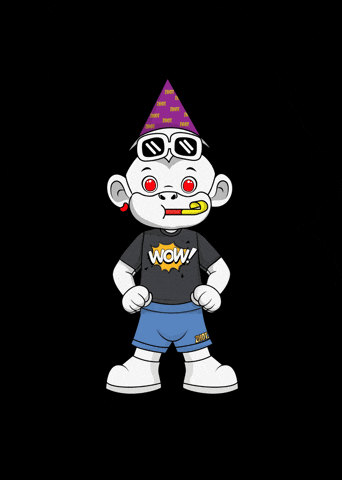 Birthday King Wow GIF by Zhot