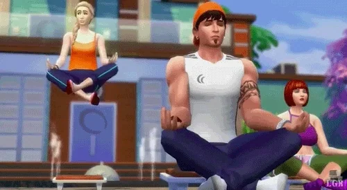 The Sims Yoga GIF