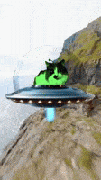 Cat Ufo GIF