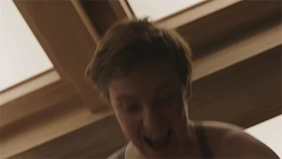 Lena Dunham Falling GIF