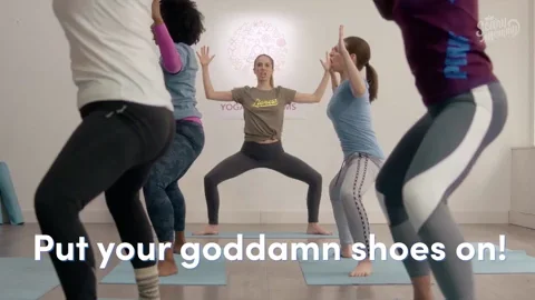 Put It On Yoga GIF