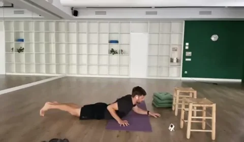 Yoga Happy Back GIF