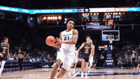 College Basketball Dunk GIF by Xavier Men's Basketball