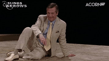 Slings And Arrows Reaction GIF by Acorn TV