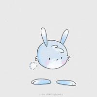 Bunny Rabbit Animation GIF by Lisa Vertudaches
