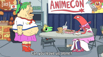 Leave Me Alone Eating GIF by Adult Swim