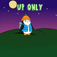 Elon Musk Moon GIF by Pudgy Penguins