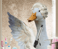 beauty burn GIF by Aflac Duck