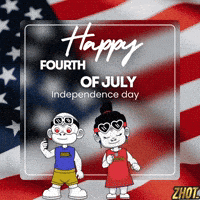 July 4 Star Eyes GIF by Zhotcita