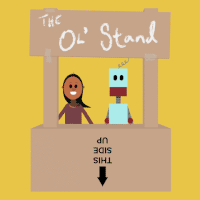 robot gif artist GIF by The Old Stand Studio