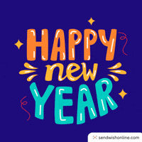 Happy New Year GIF by sendwishonline.com