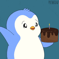 Happy Birthday Penguin GIF by Pudgy Penguins