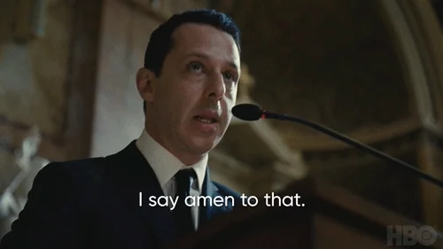 Jeremy Strong Yes GIF