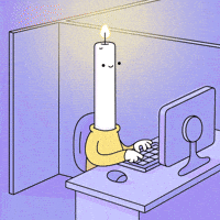 Tired Burn Out GIF by doodles