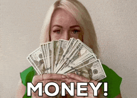 Money Cash GIF by Vikki Downey