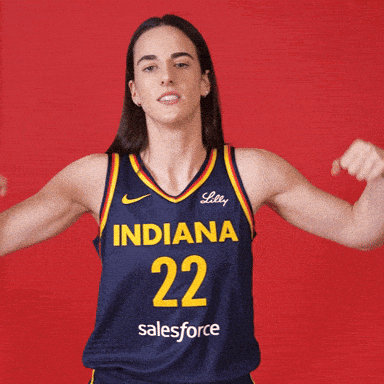Basketball Flex GIF by Indiana Fever