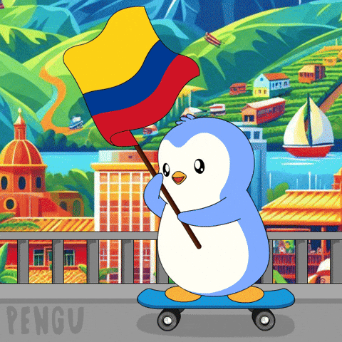 Penguin Flag GIF by Pudgy Penguins