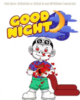 Good Night Sleep Time GIF by Zhot