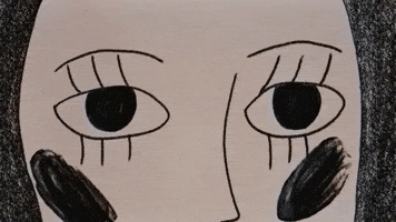 Suspicious Eyes GIF by Gabriela Sibilska