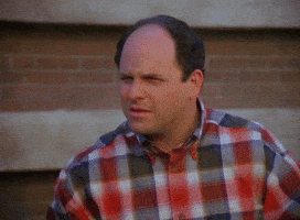 Staring George Costanza GIF