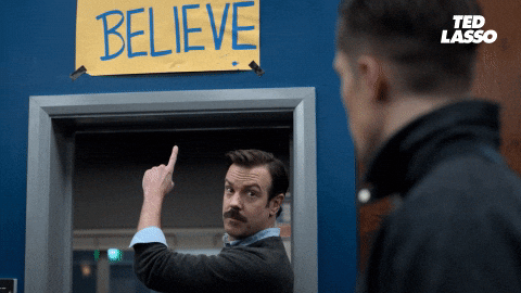 Giphy - Believe Jason Sudeikis GIF by Apple TV