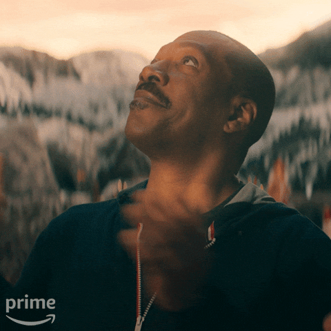 Giphy - Excited Eddie Murphy GIF by Candy Cane Lane