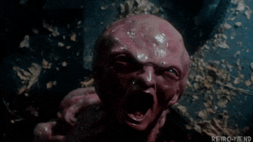 a nightmare on elm street horror GIF by RETRO-FIEND