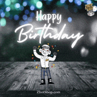 Happy Birthday GIF by Zhot Shop