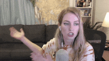 Barbara Dunkelman Shut The Fuck Up GIF by Rooster Teeth
