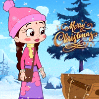 Christmas Happy Holidays GIF by Chhota Bheem