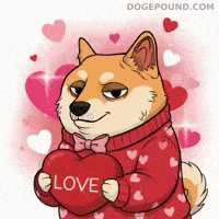 I Love You Hearts GIF by Doge Pound