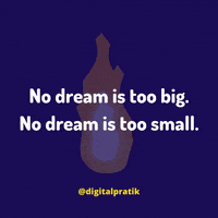 Dream Quote GIF by Digital Pratik