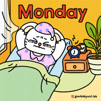 Good Morning Monday GIF by Goods4hyunil Good Morning Monday GIF by Goods4hyunil