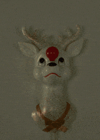Red Nose Christmas Lights GIF