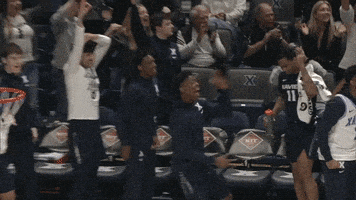 Happy Lets Go GIF by Xavier Men's Basketball