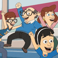 winning big mouth GIF by NETFLIX