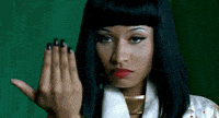 serious nicki minaj GIF