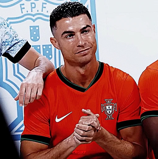 Excited Cristiano Ronaldo GIF