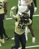 Football Fist Bump GIF by New Orleans Saints