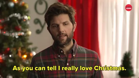 Adam Scott Christmas GIF