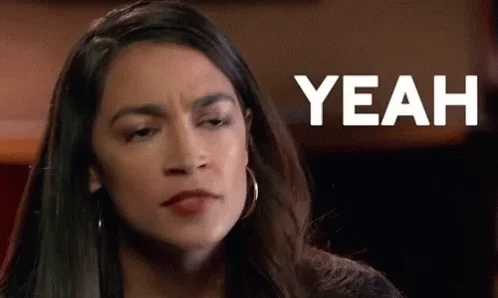 Alexandria Ocasio Cortez Yes GIF