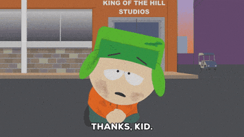 kyle broflovski thank you GIF by South Park 