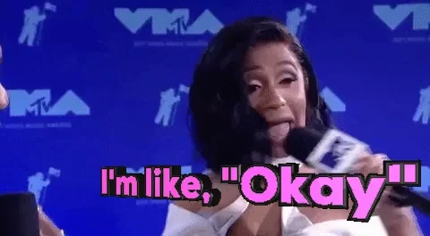 Cardi B Ok GIF