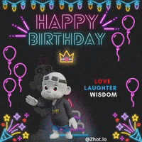 Happy Birthday GIF by Zhot