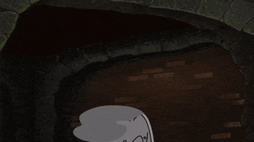 Scared Boris E Rufus GIF by Belli Studio