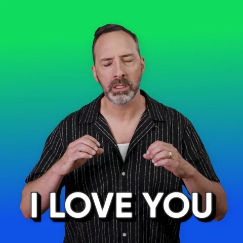 I Love You Reaction Pack GIF
