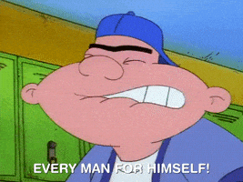 harold berman save yourself GIF by Hey Arnold