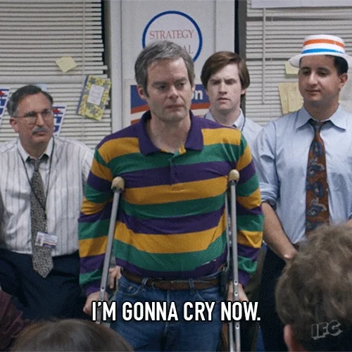 Bill Hader Crying GIF